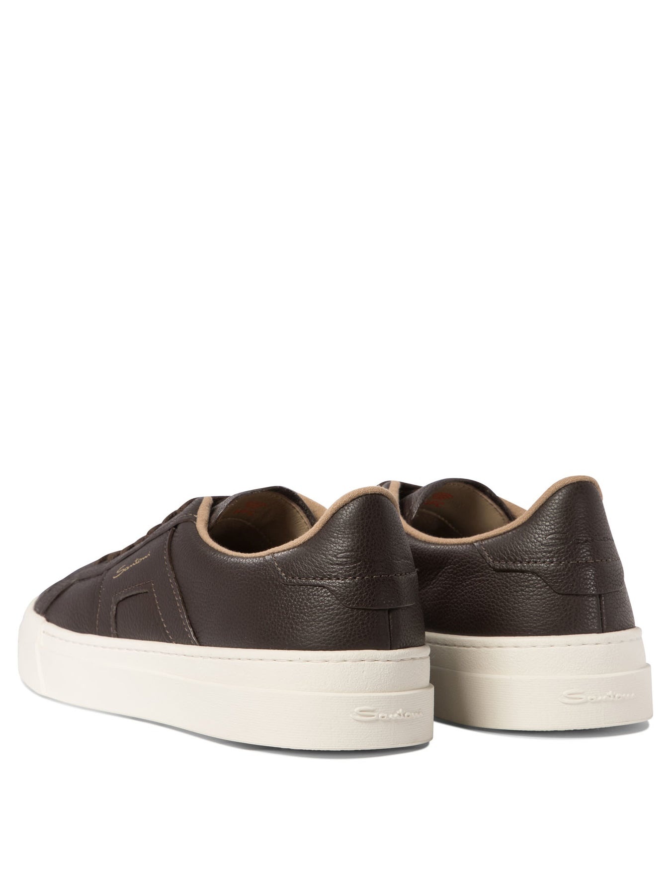 Double Buckle Sneakers & Slip-On Brown - 4