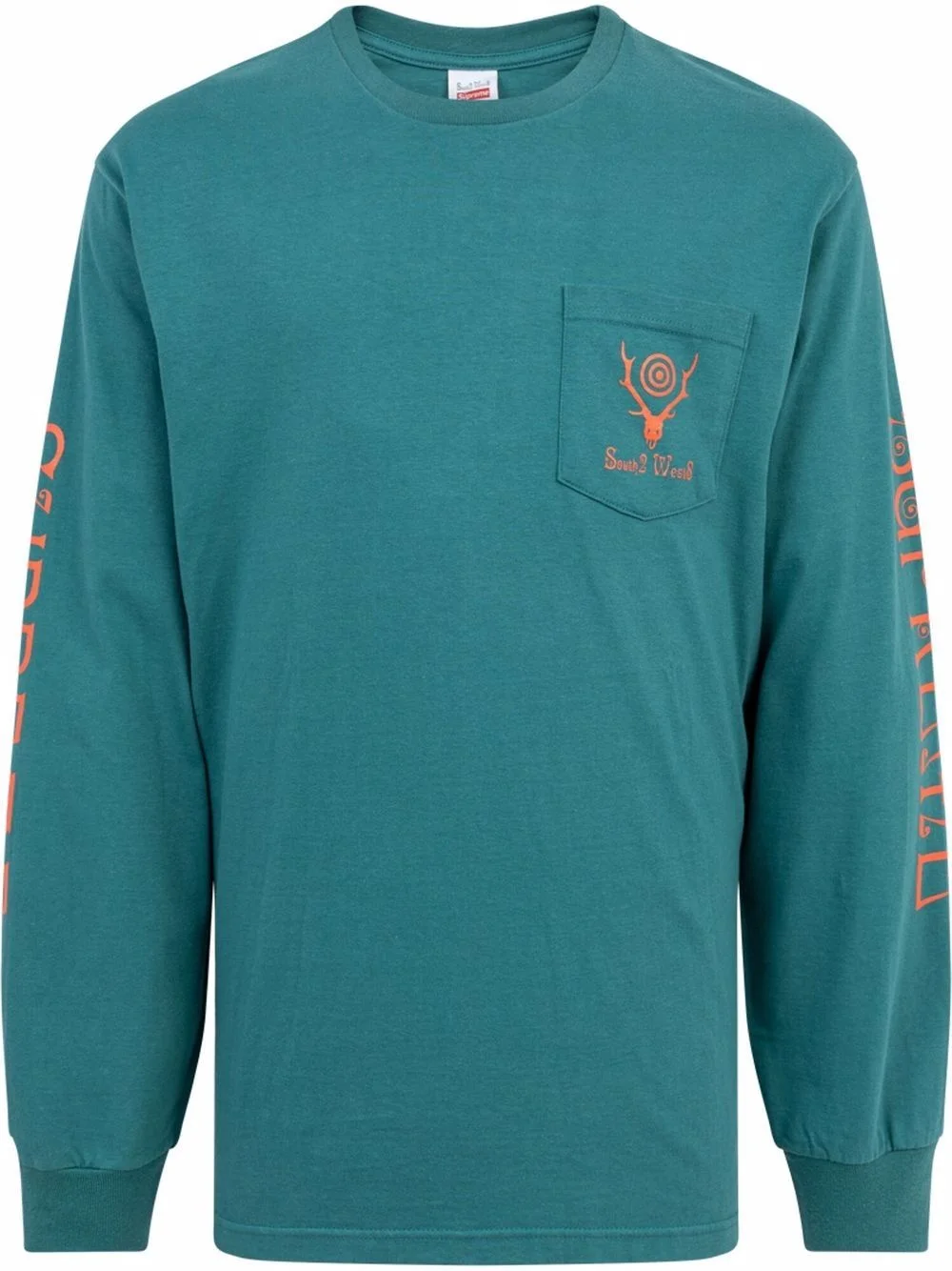 x SOUTH2 WEST8 logo-print sweatshirt - 1