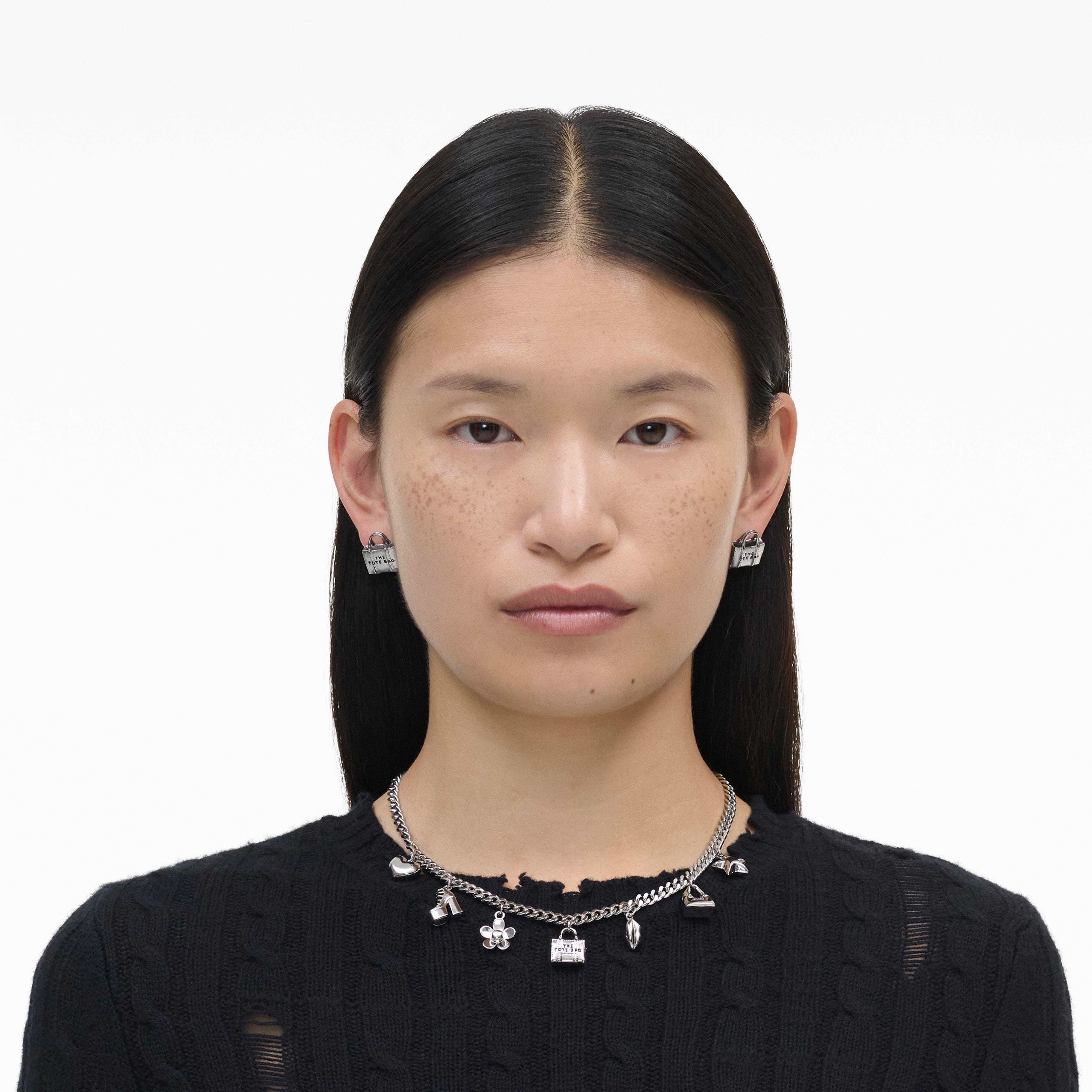 Marc Jacobs THE MINI ICON CHARM NECKLACE | REVERSIBLE