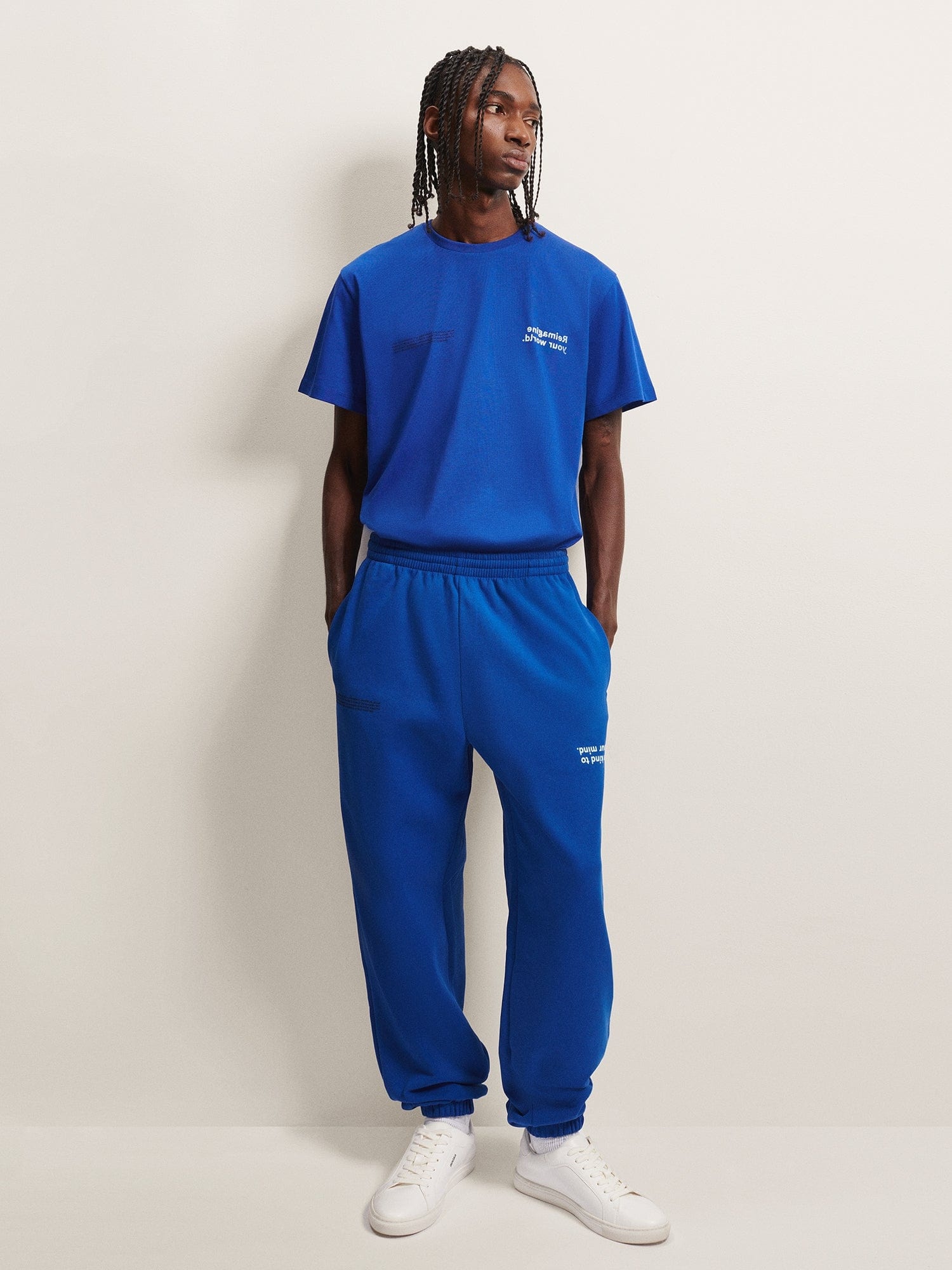 PANGAIA x Headspace Track Pants - Mood Blue - 2