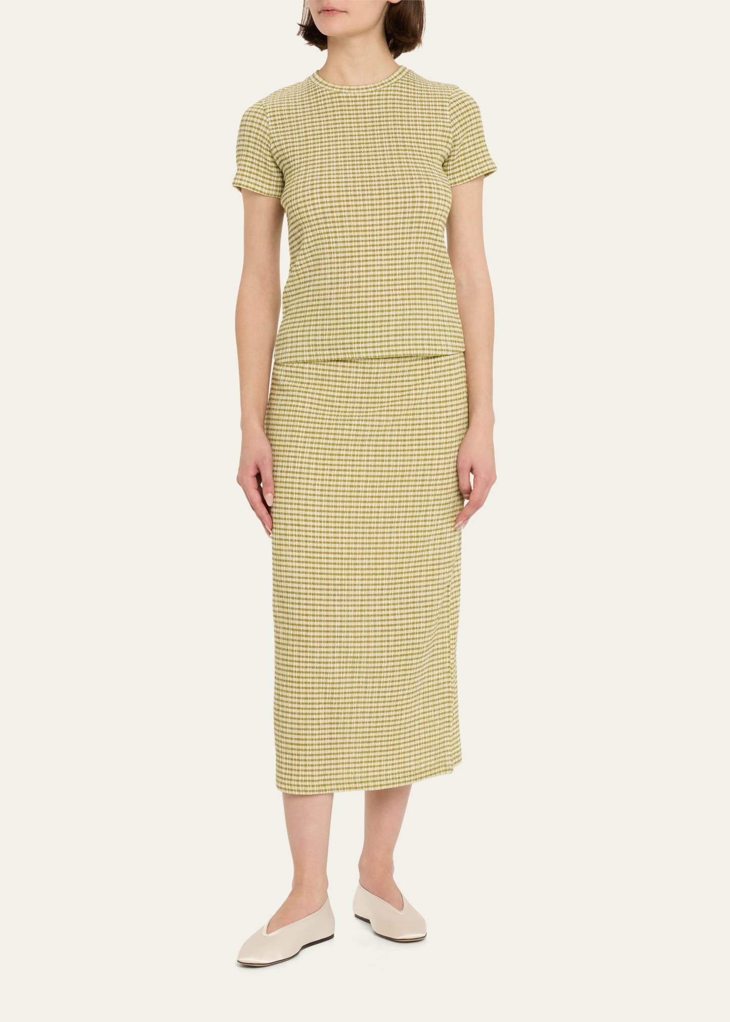 Midi Pencil Skirt - 2