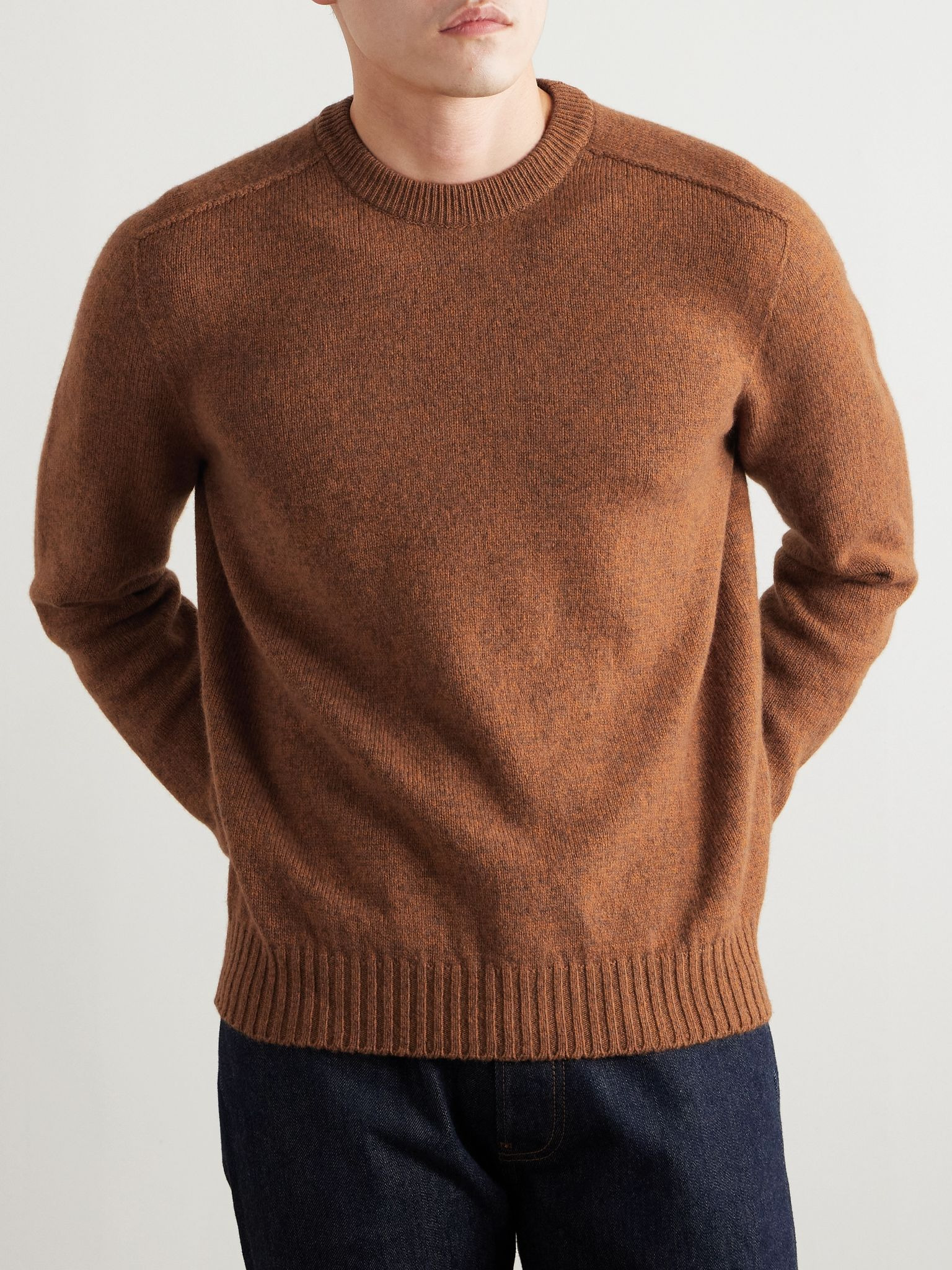 Mastallone Wool Sweater Orange - 3