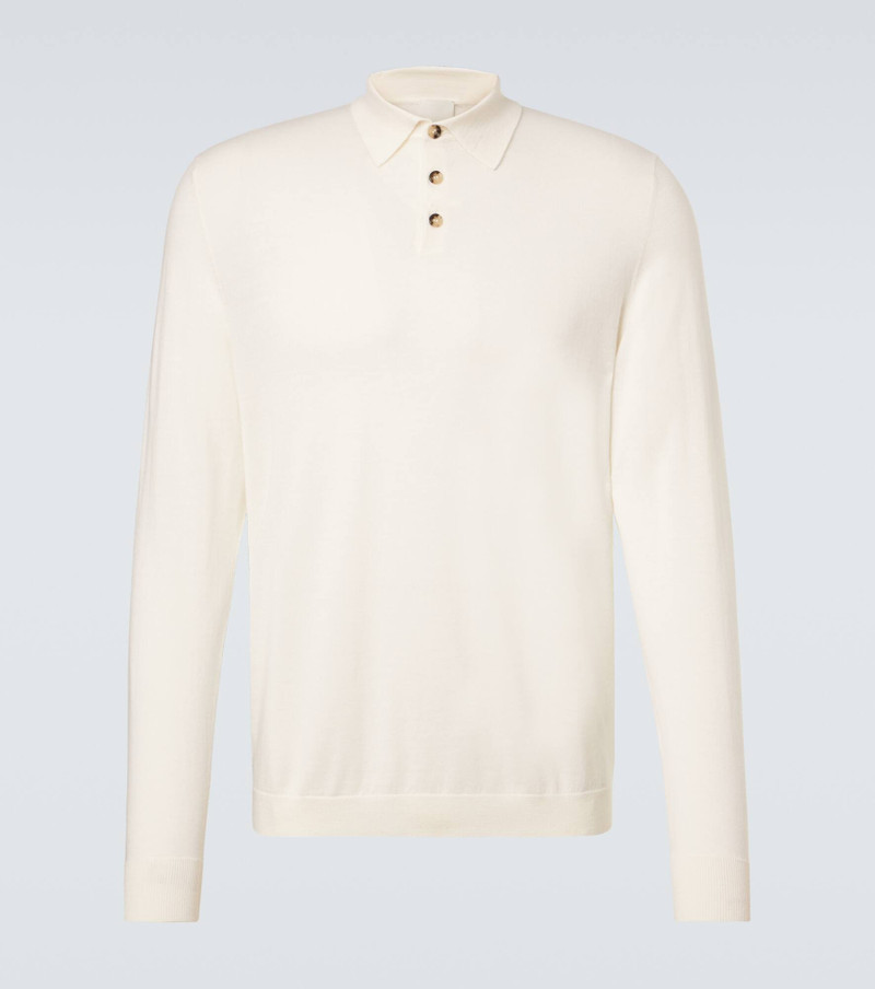 Virgin wool polo sweater 1