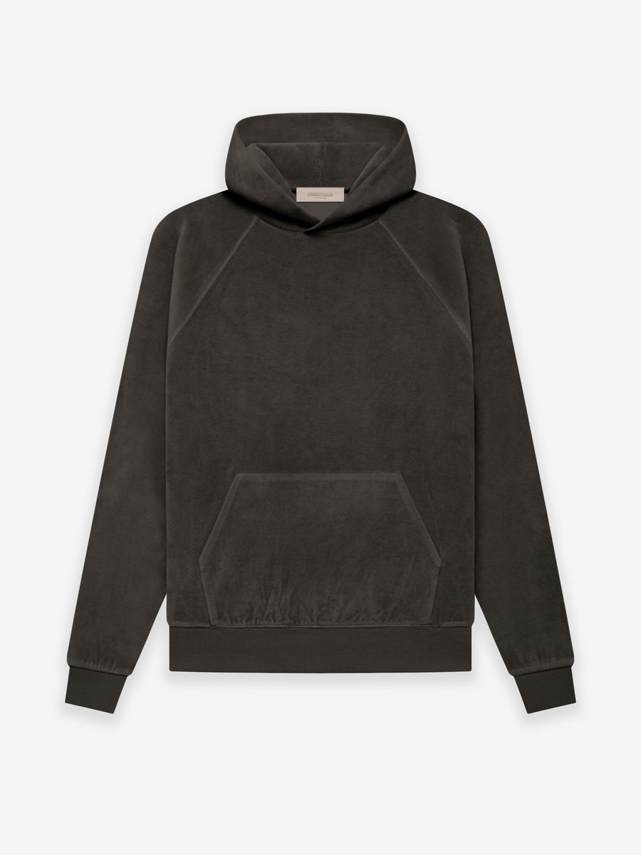 Womens Velour Hoodie - 1