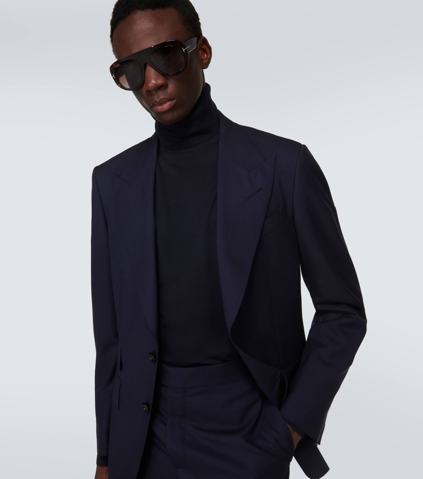 Wool turtleneck sweater - 5
