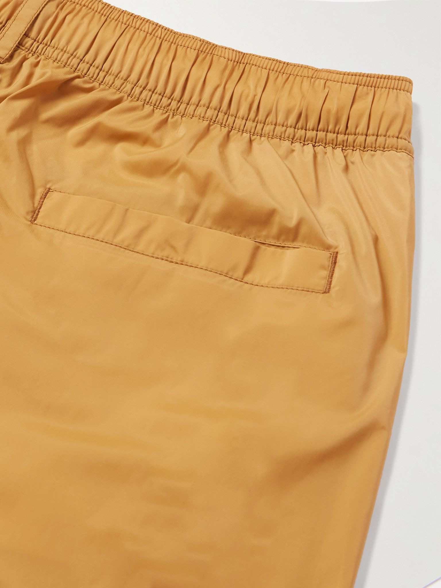 Salvador Straight-Leg Mid-Length Recycled Swim Shorts Beige - 4