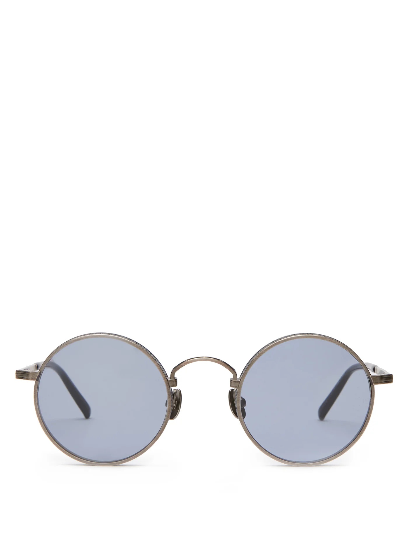 Round titanium sunglasses - 1