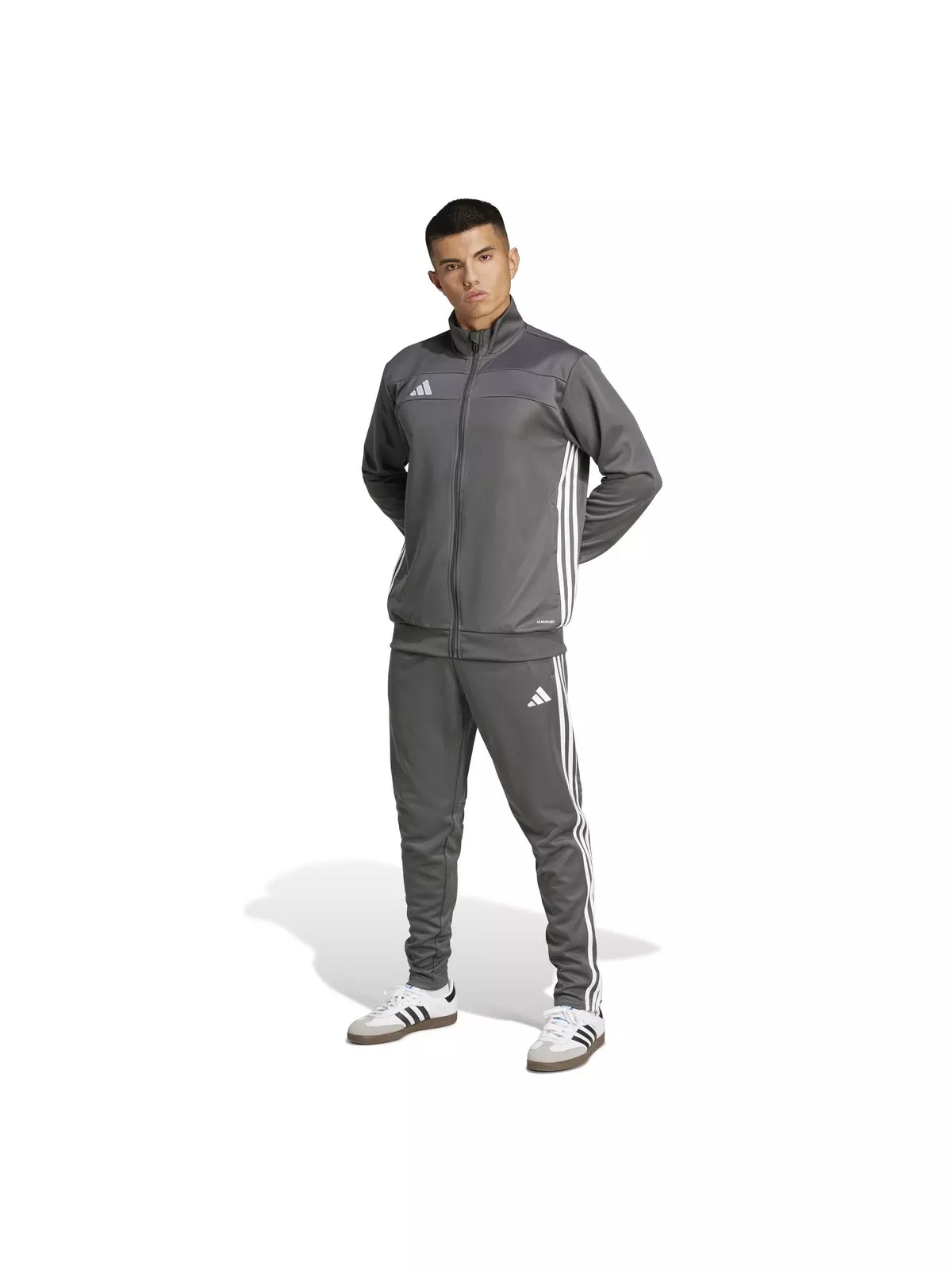Men's Tiro 25 Essentials Training Track Top -Dk Grey - 6