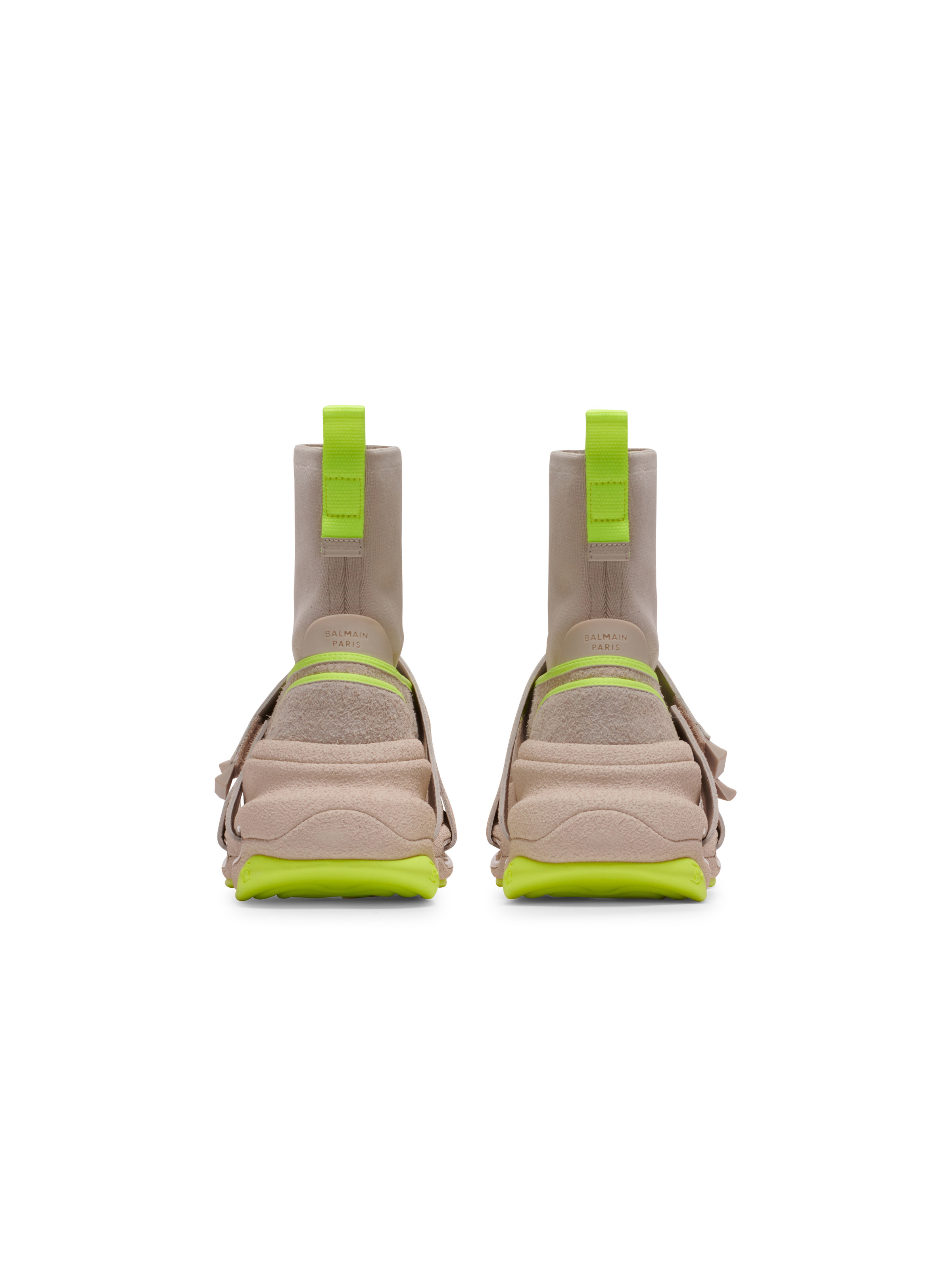 B-Bold knit high-top trainers - 4
