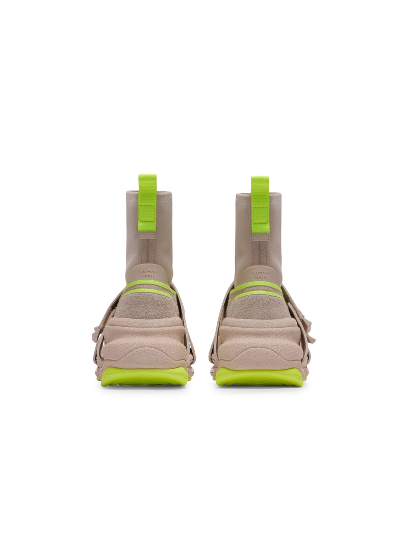 B-Bold knit high-top trainers 4