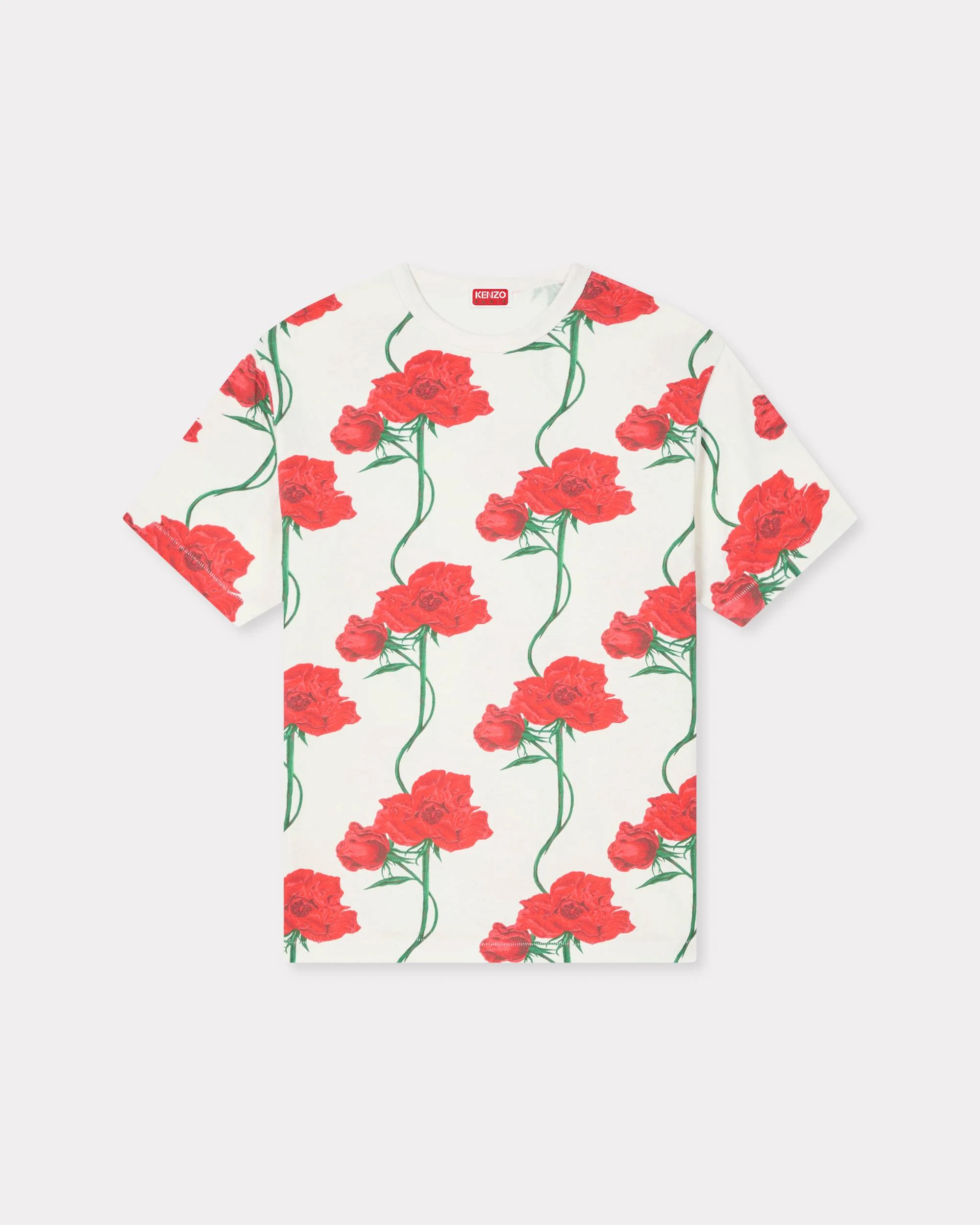 'KENZO Archive Rose' T-shirt in cotton - 1