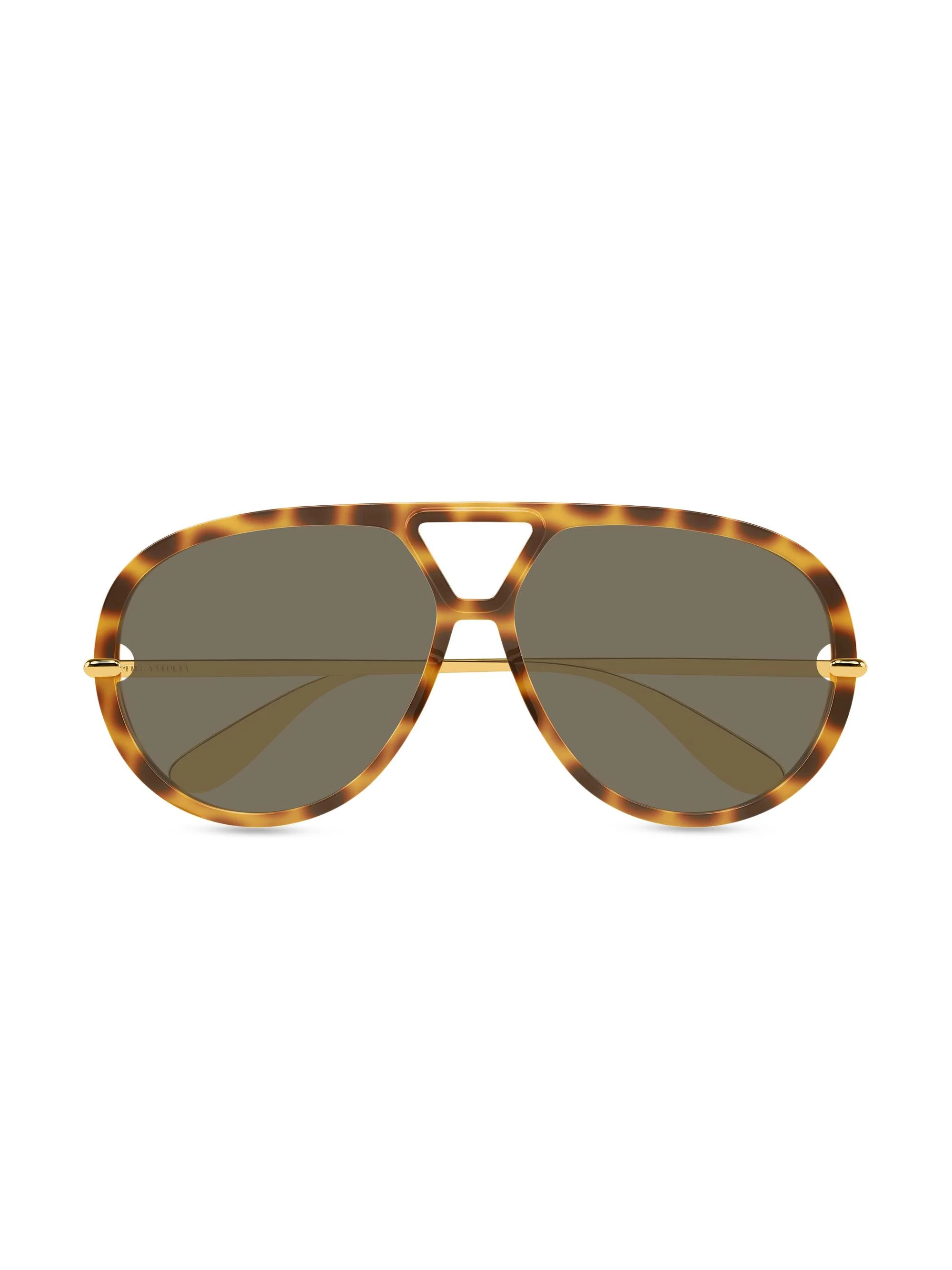 Women's Drop 63MM Pilot Sunglasses - Gold Brown - 1