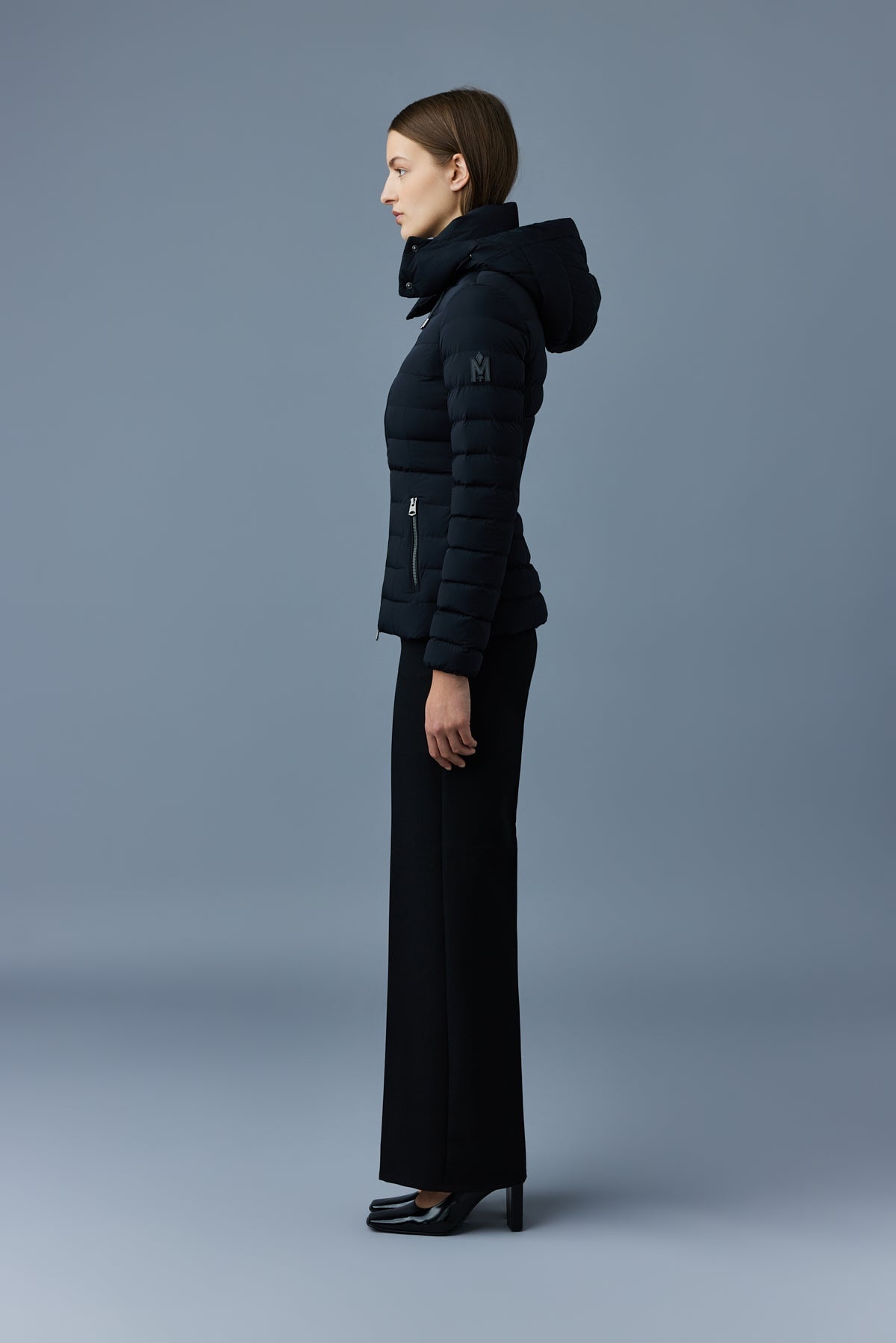 MICHI Stretch light down jacket with hood - 3