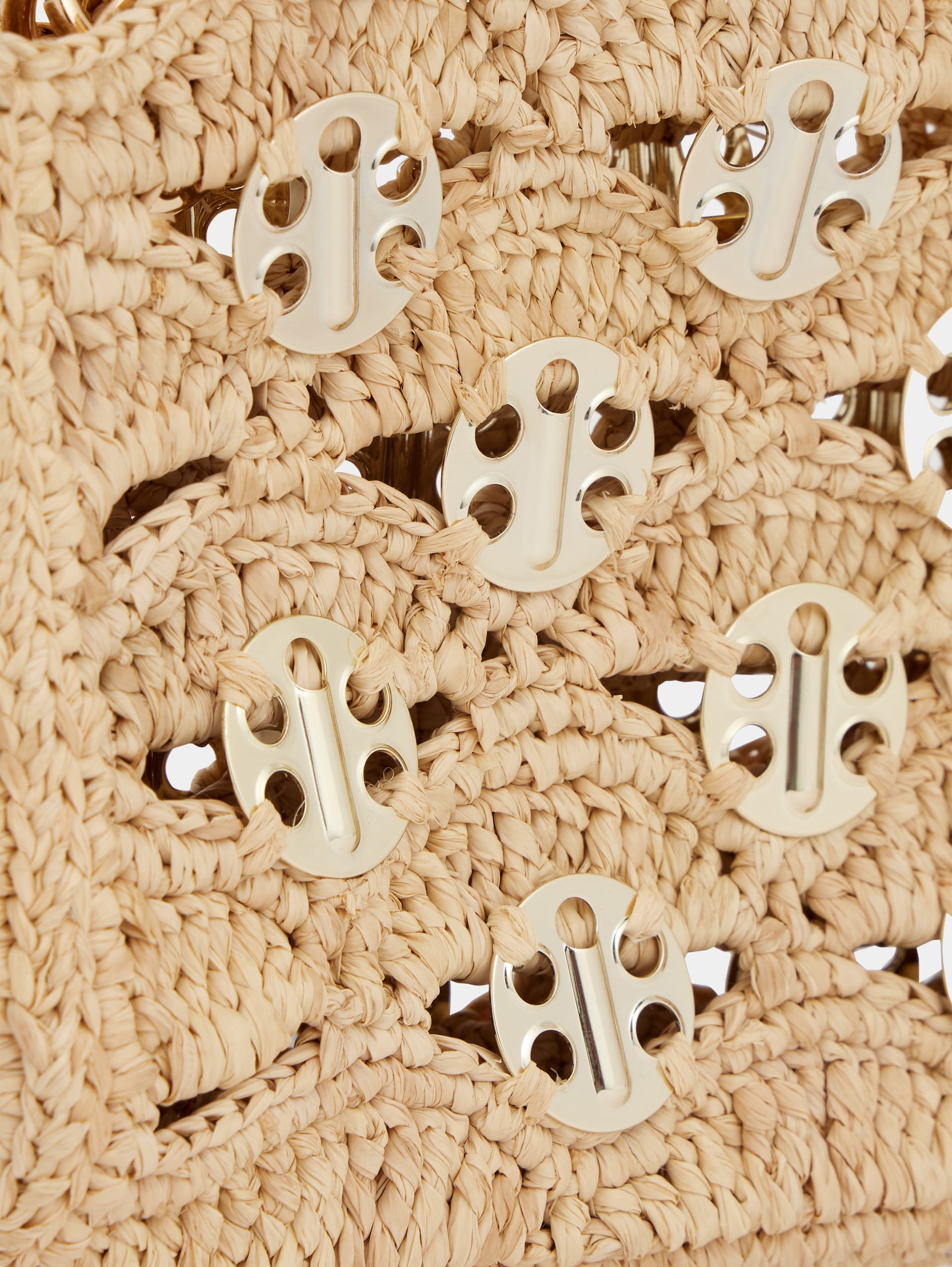 1969 BEIGE NANO BAG IN RAFFIA - 4
