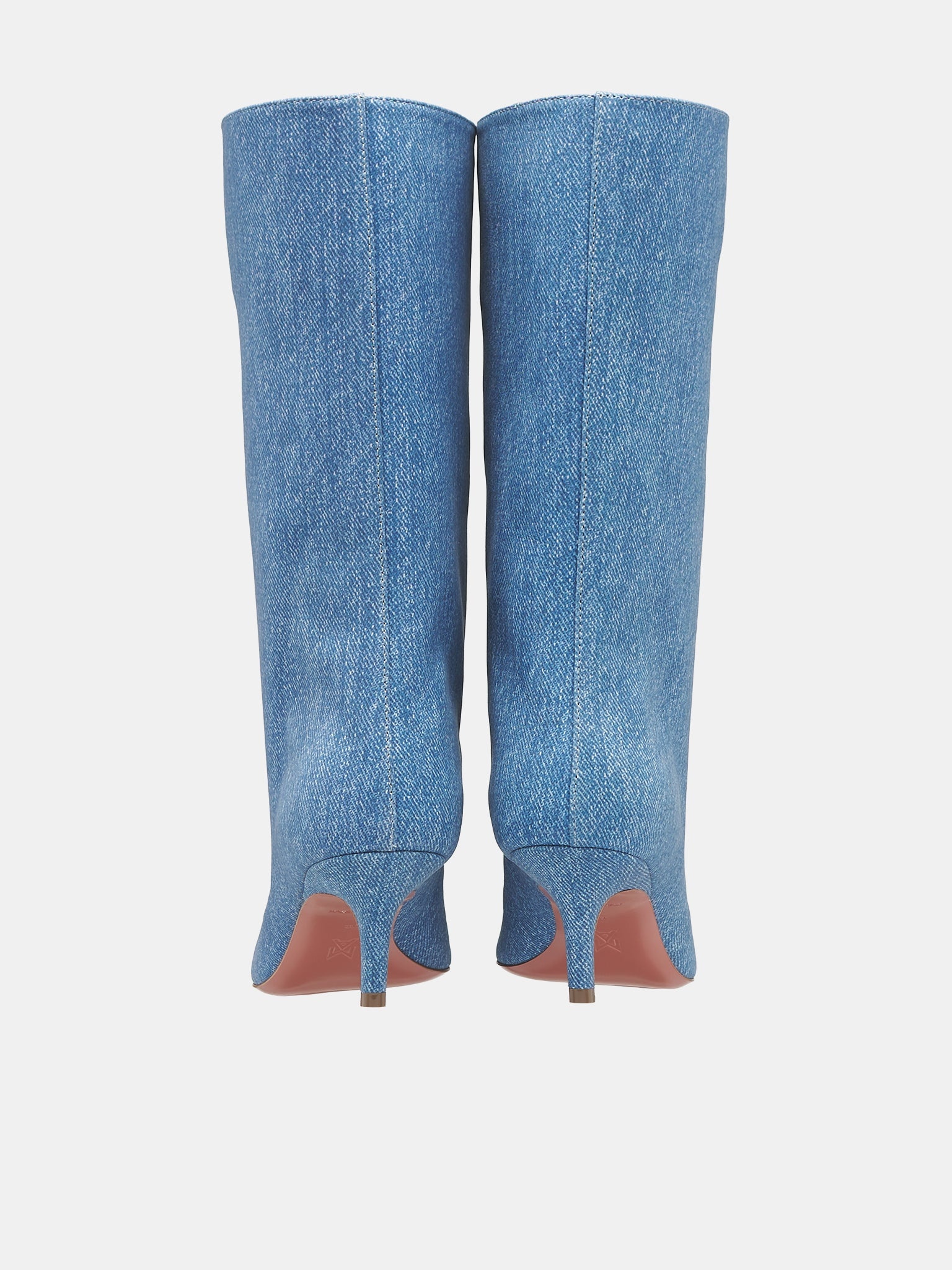 Fiona Denim Printed Suede Boots - 4