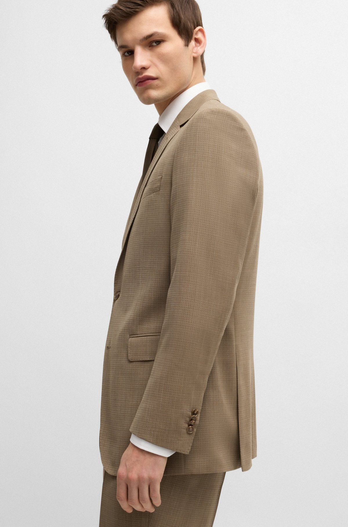 SLIM-FIT SUIT IN STRETCH CLOTH - 5