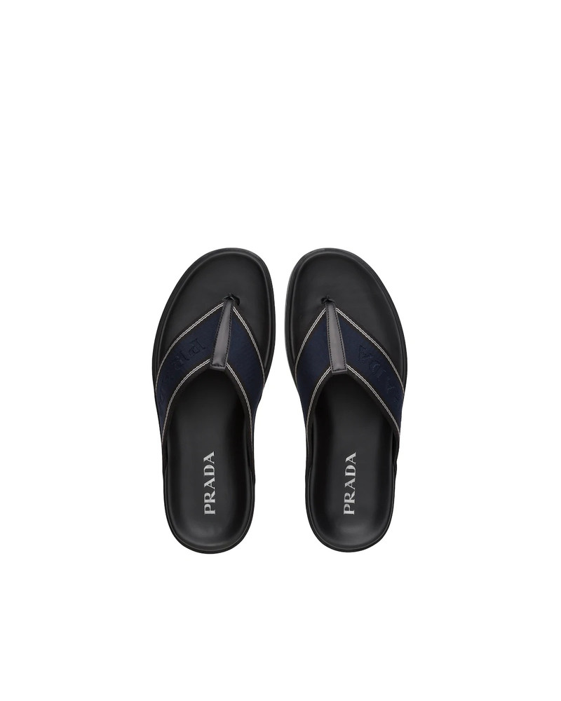 Brushed Rois Leather Sandals 4