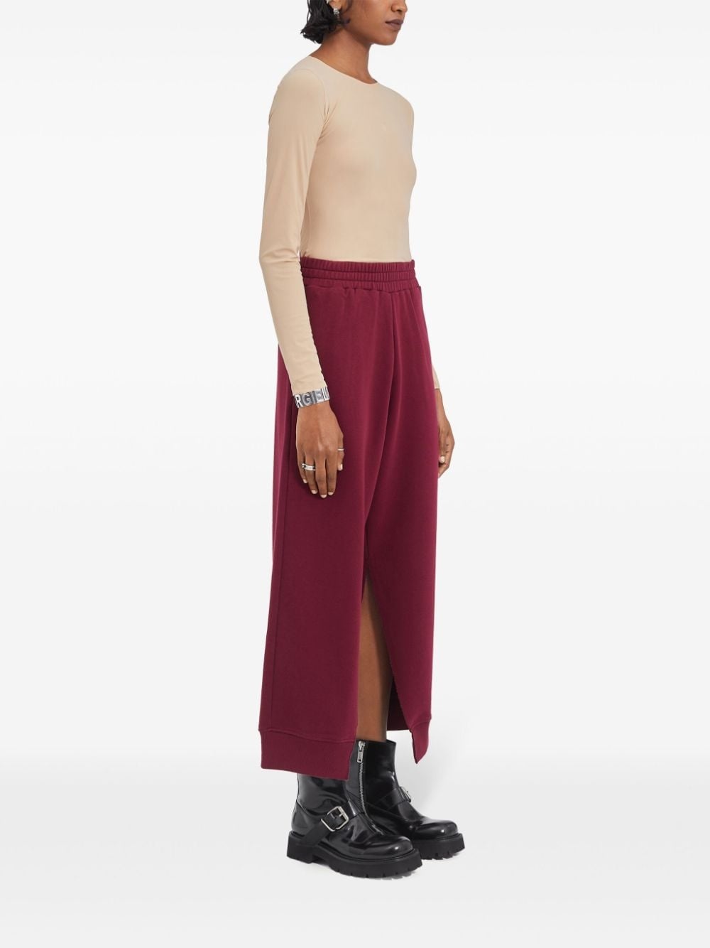 signature numbers motif sweatpants - 3