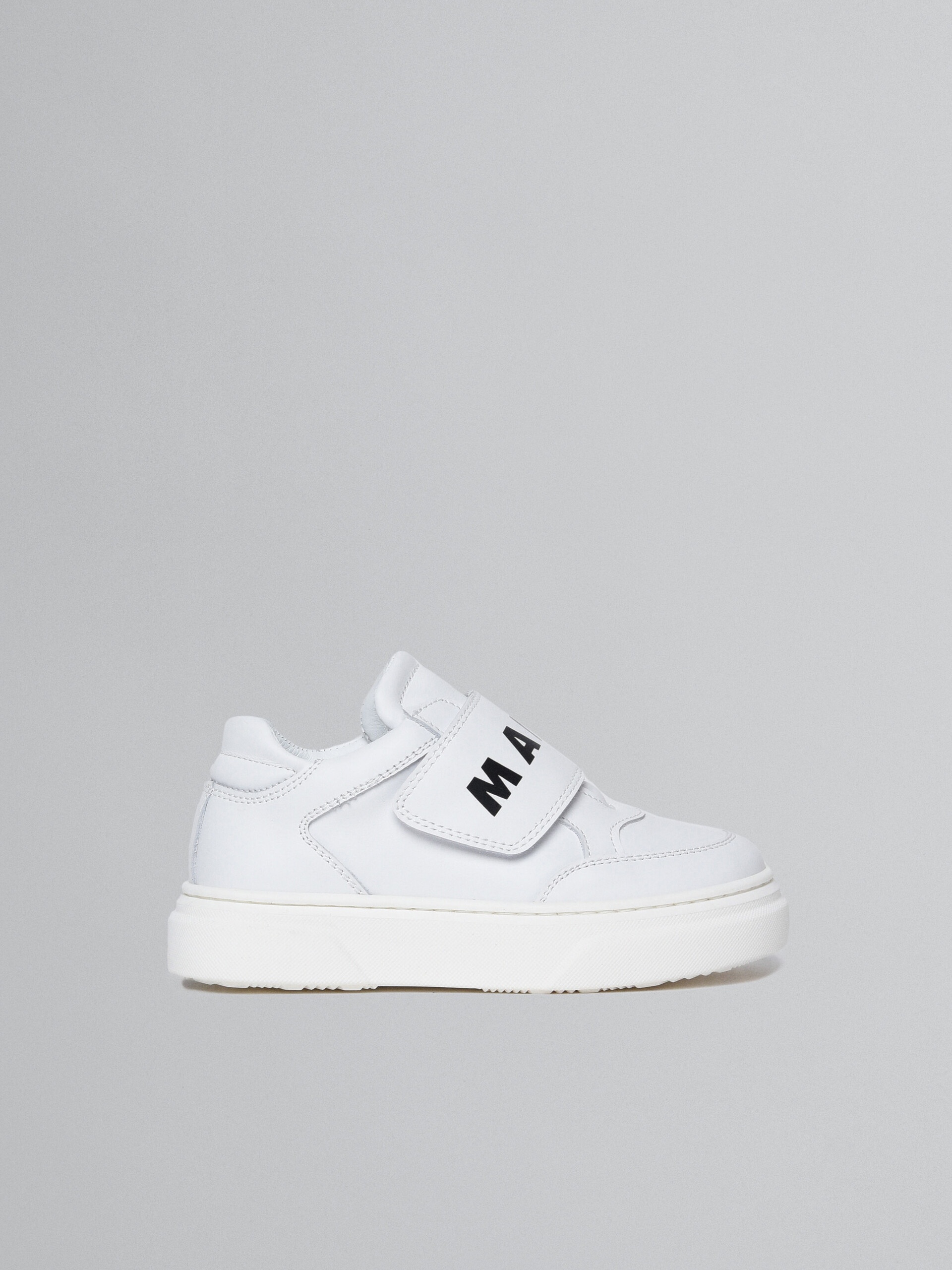 LEATHER LOW-TOP SNEAKER - 1