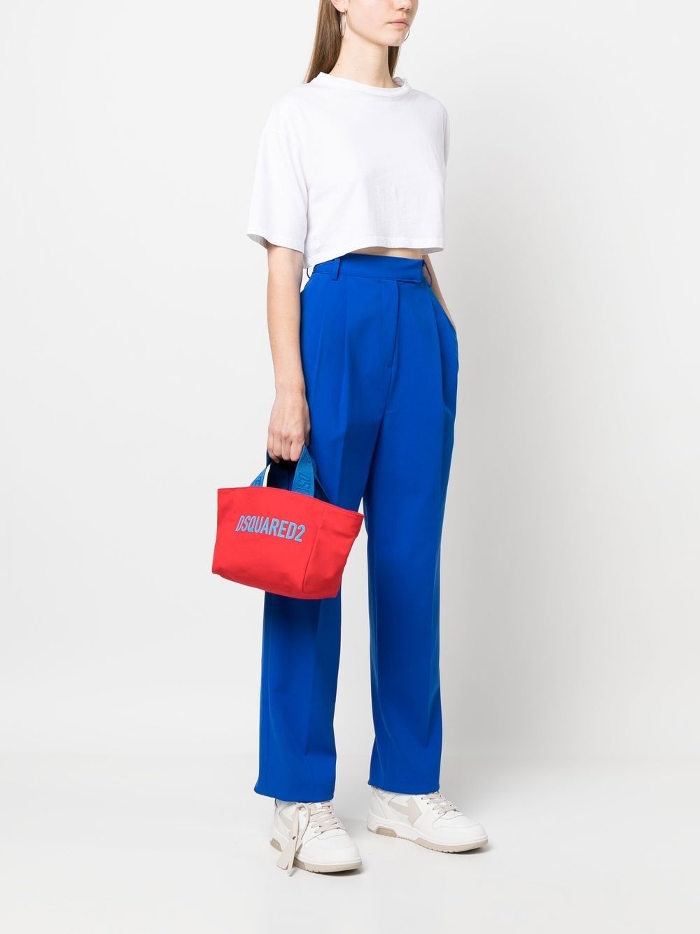 small logo print tote bag - 2