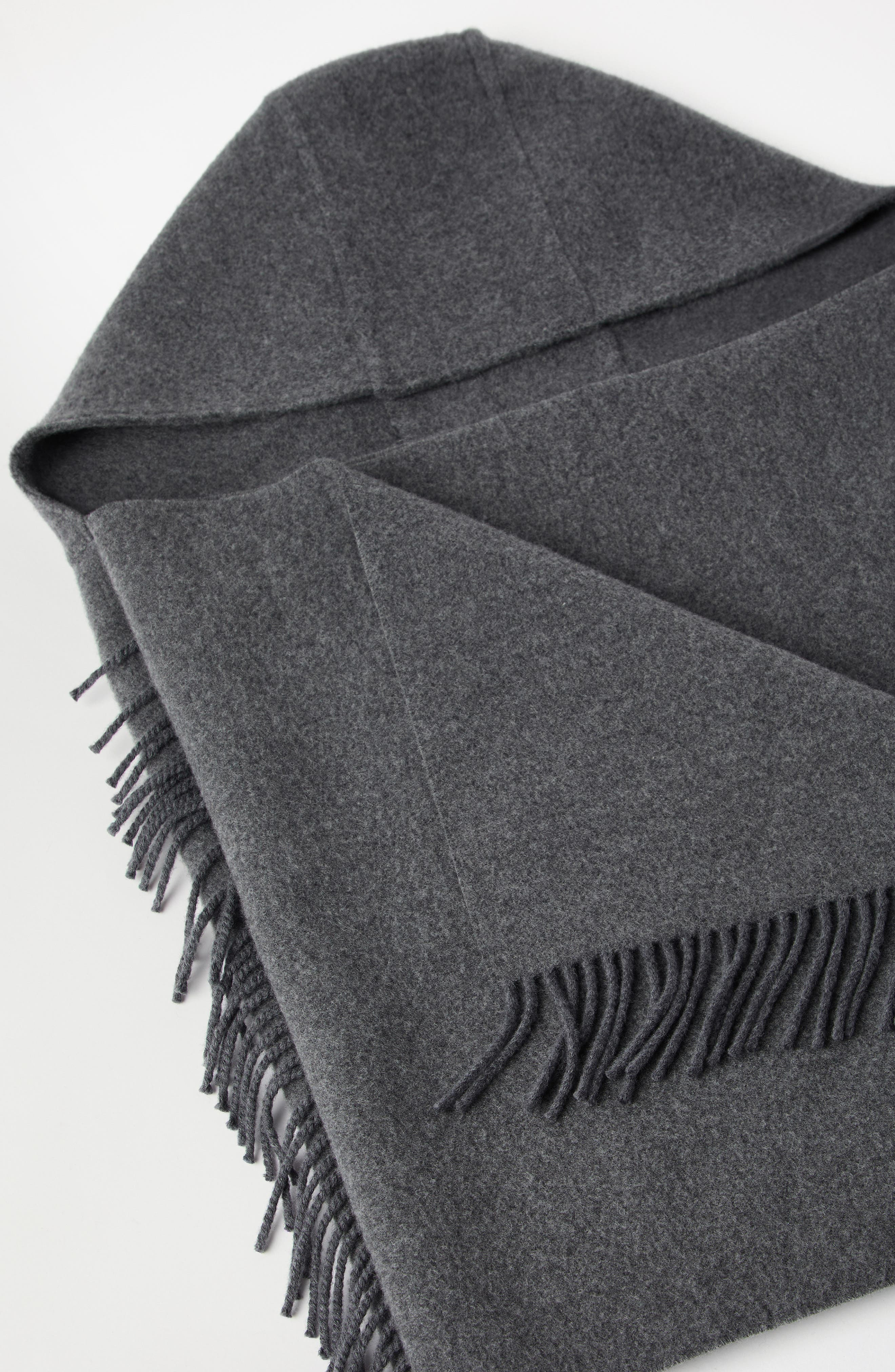 Brunello Cucinelli Knit scarf with hood in Anthracite at Nordstrom - 3