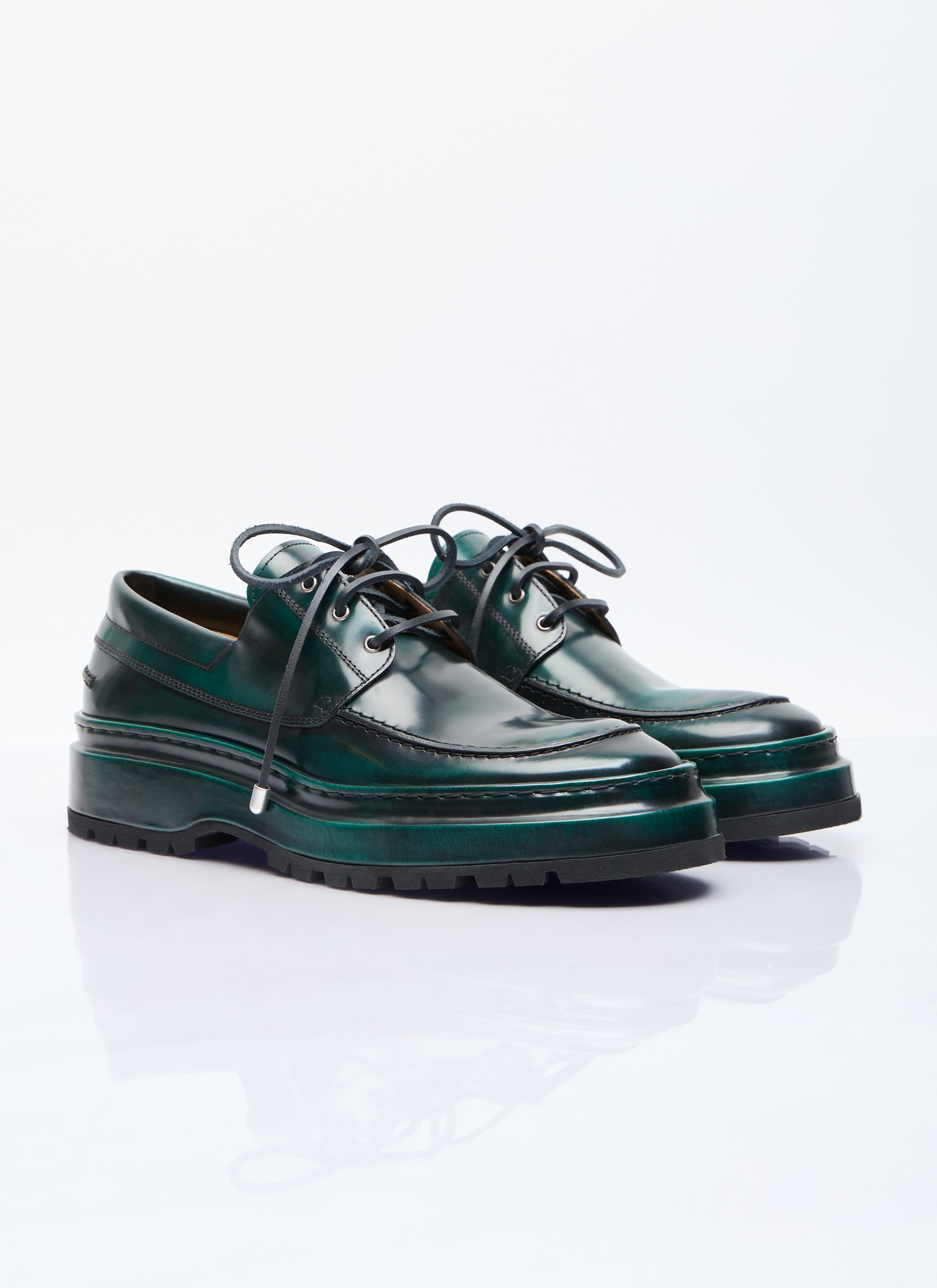 JACQUEMUS Les Bateau Pavane Lace-Up Shoes | lncc | REVERSIBLE
