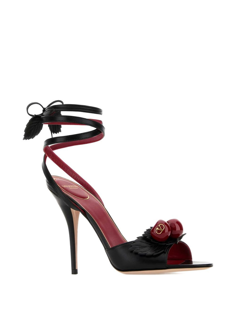 Valentino leaf-embellishment sandals outlook