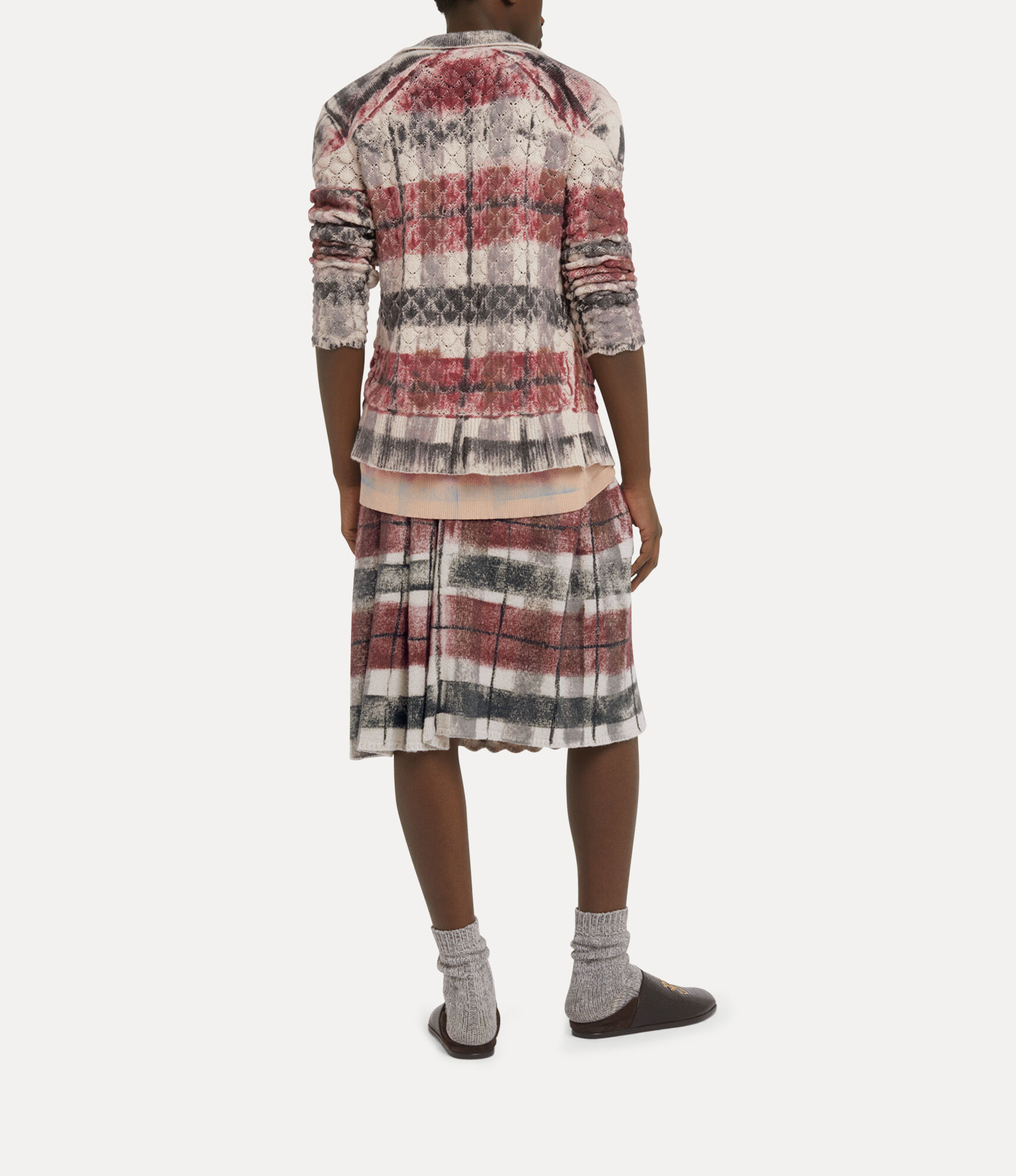 DUAL TARTAN CARDIGAN - 6