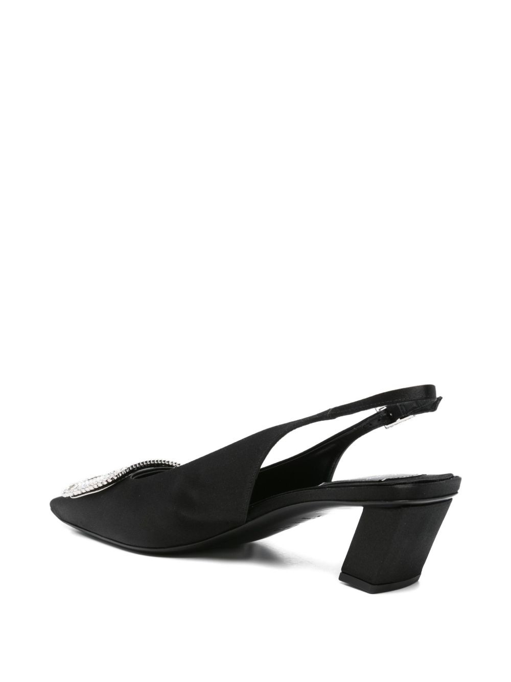 50mm Belle Vivier buckle-embellished slingback pumps - 3