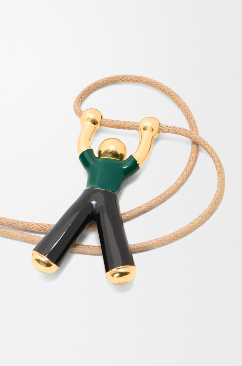 Loewe Hanging Doll necklace in sterling silver outlook