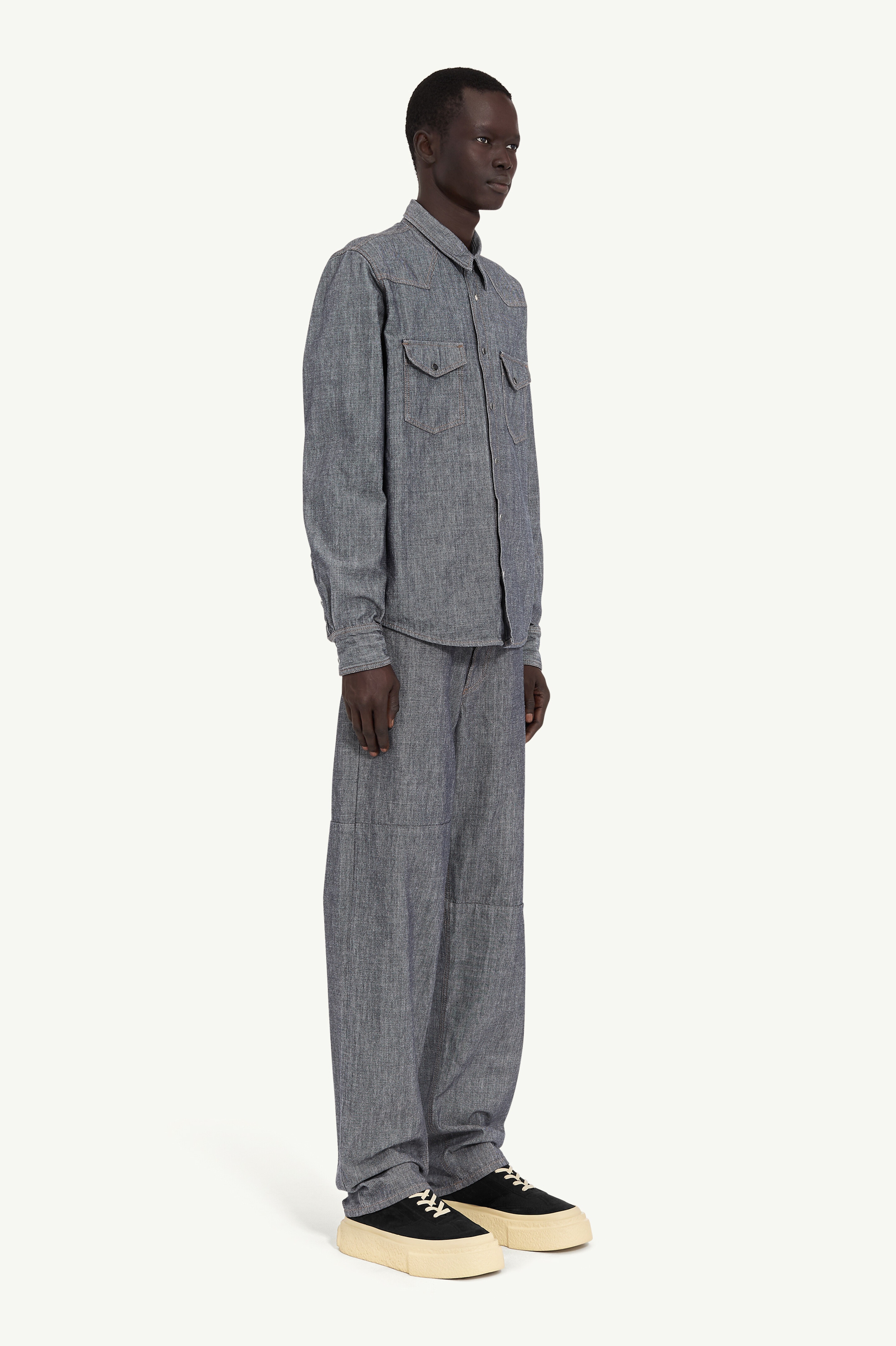 Rinsed denim shirt - 3