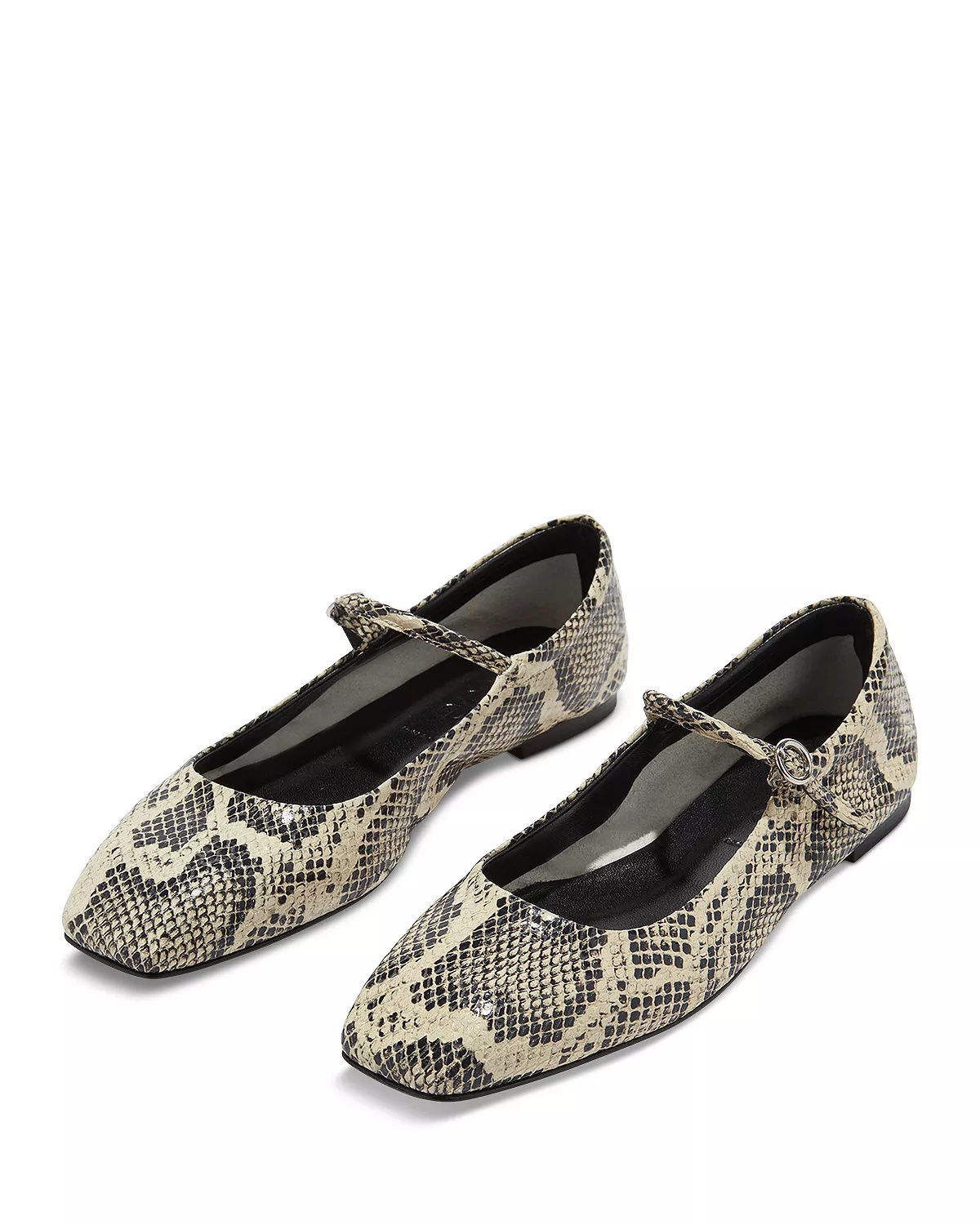 Women's Uma Snake Print Flats - 3