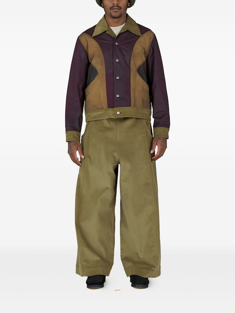 NICHOLAS DALEY panelled-design shirt jacket outlook