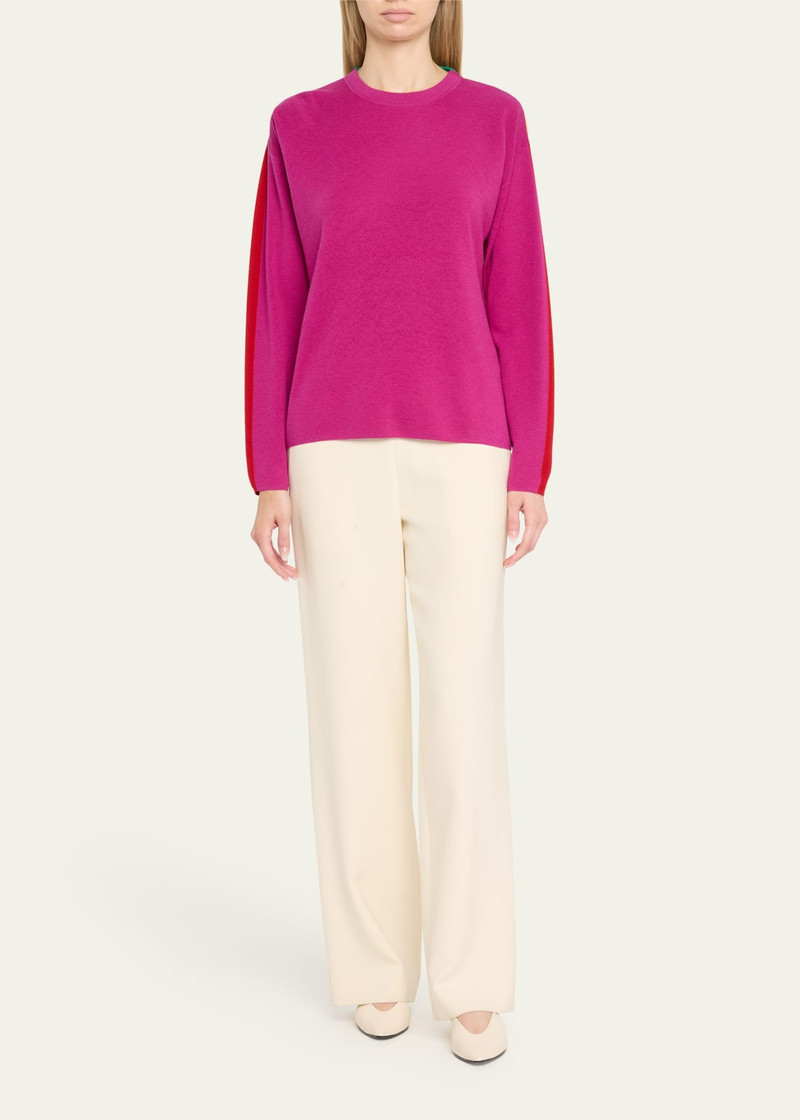 ZANKOV Julienne Colorblock Merino Wool Sweater outlook