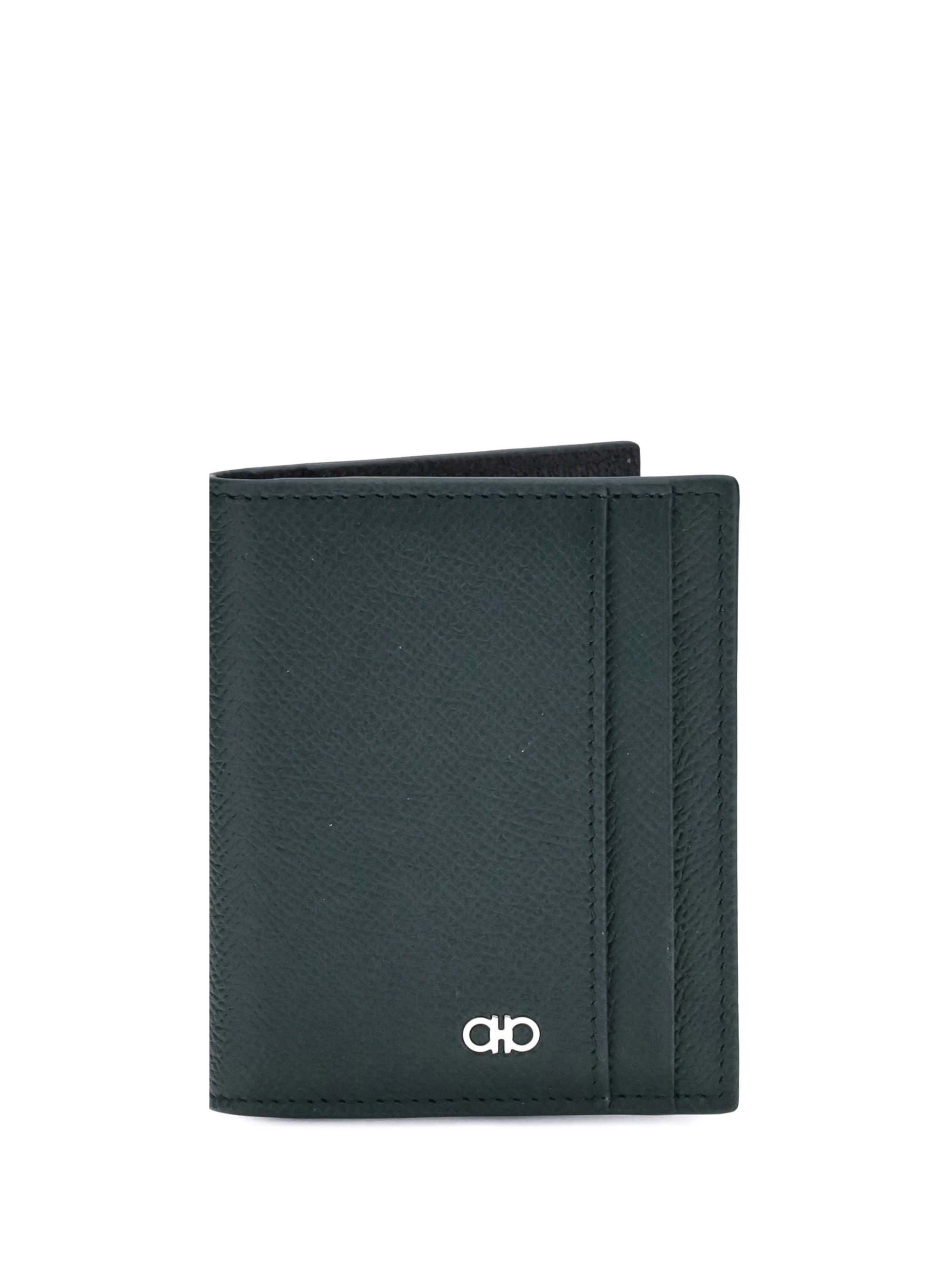 Ferragamo Men Leather Card Holder - 1