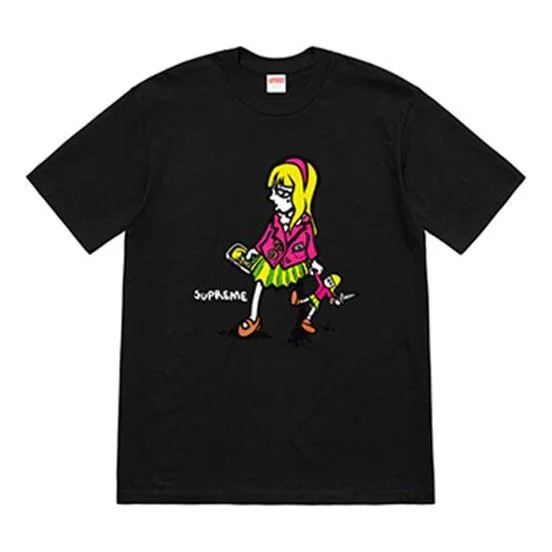 Supreme SS19 Suzie Switchblade Tee Black Small Short Sleeve Unisex SUP-SS19-726 - 1