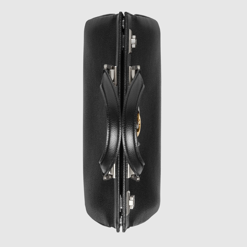 Gucci Zumi grainy leather medium top handle bag 6