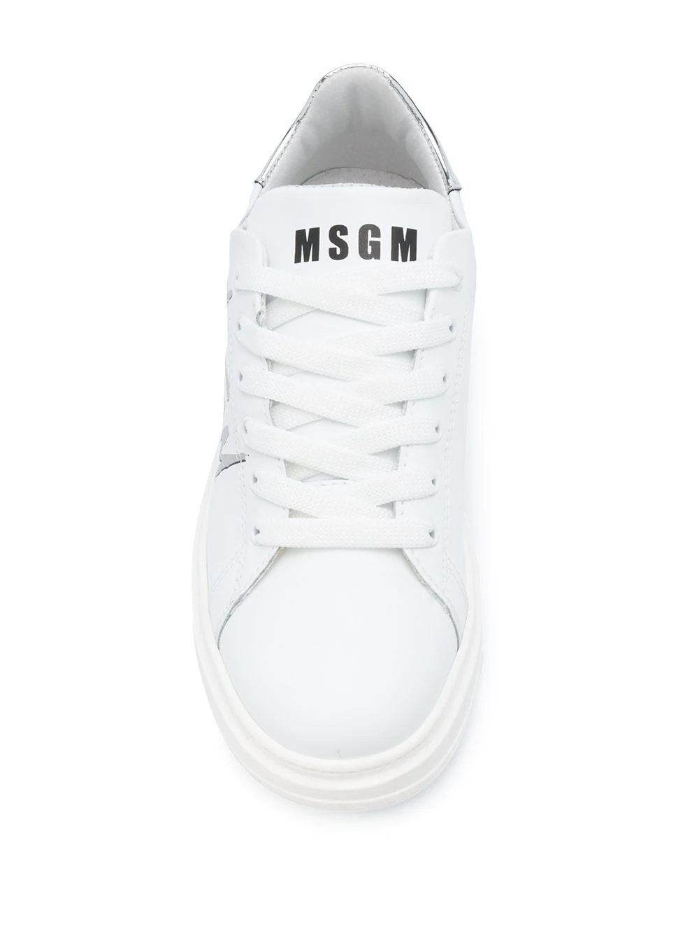 spray-effect logo low-top sneakers - 4