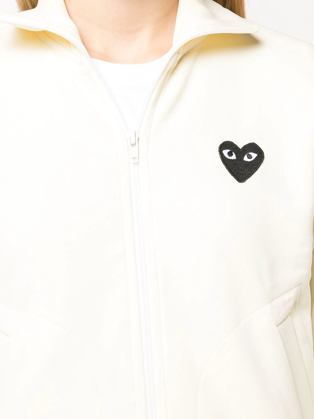 heart logo-patch track jacket - 5