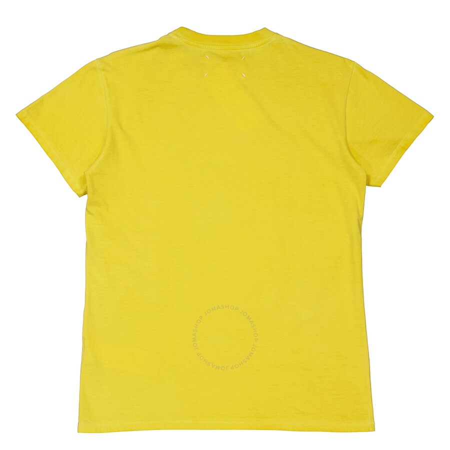 Maison Margiela Yellow Circus Smile Collage Print Cotton T-Shirt - 2