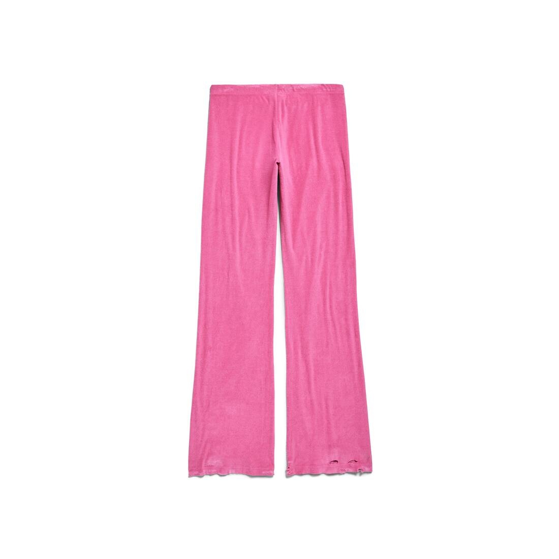 Women's Low Waist Tracksuit Pants in Dark Pink - 2