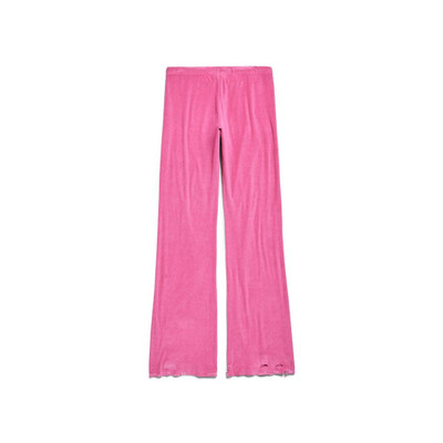 BALENCIAGA Women's Low Waist Tracksuit Pants in Dark Pink outlook