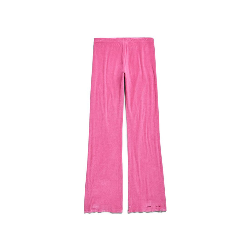 BALENCIAGA Women's Low Waist Tracksuit Pants in Dark Pink outlook