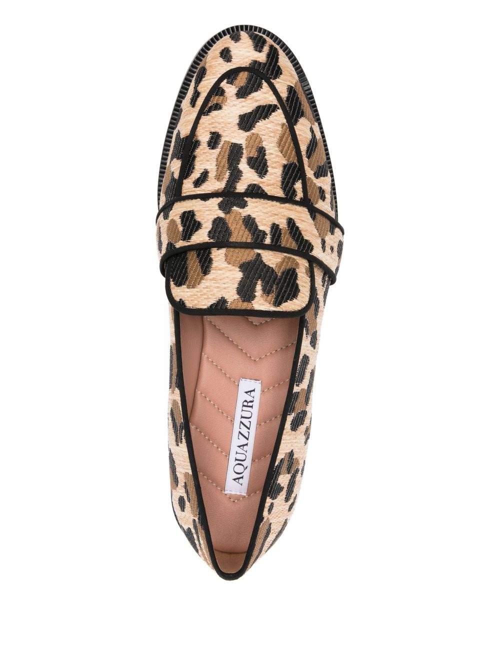 leopard-print loafers - 4