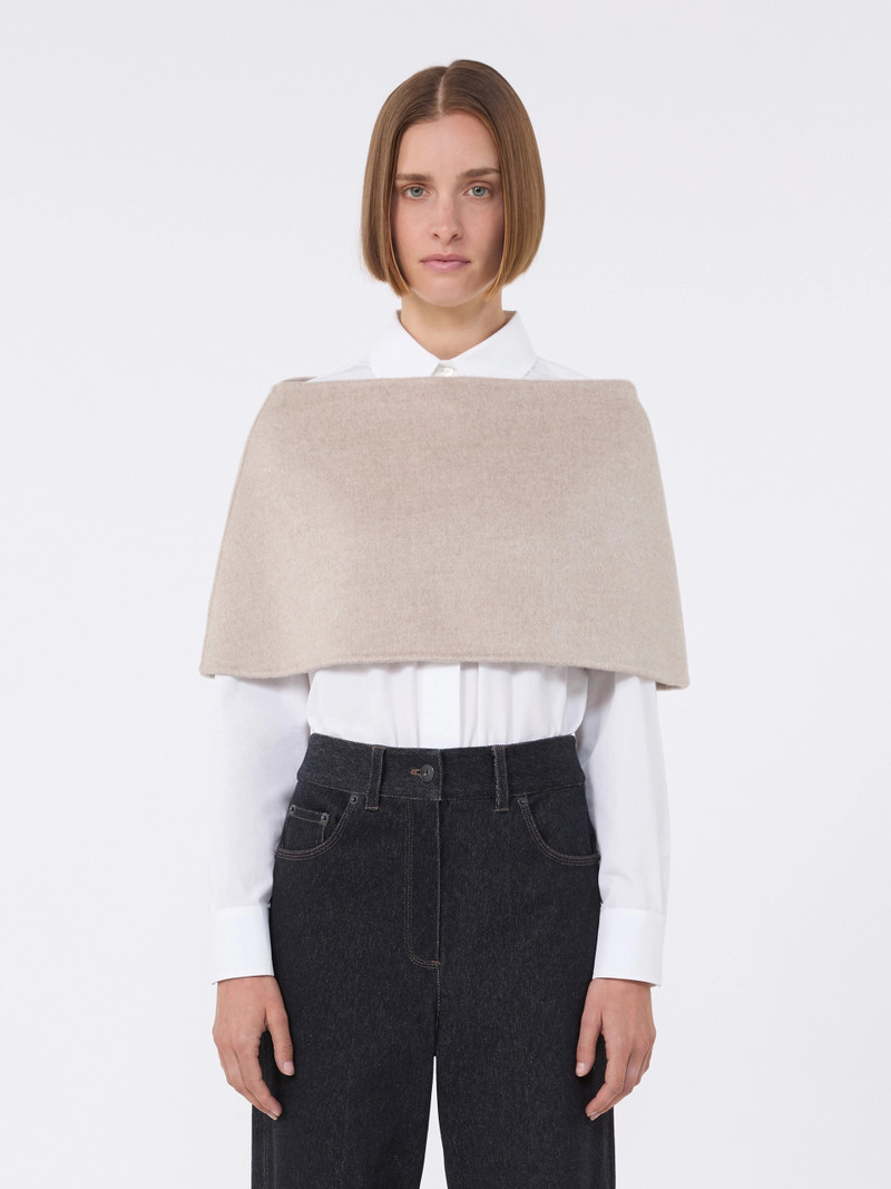 Max Mara Cashmere infinity scarf - BEIGE outlook