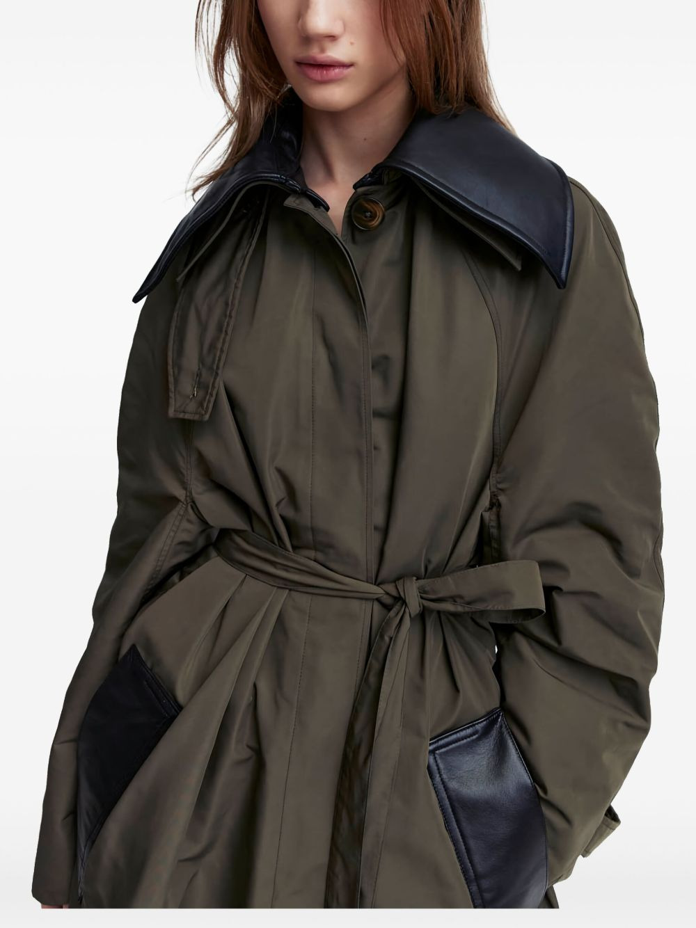 Beech single-breasted coat - 6