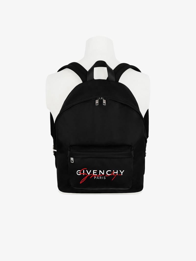 GIVENCHY embroidered backpack in nylon 1