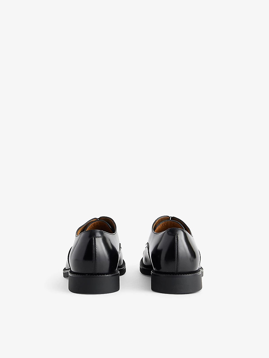Tempe Lace-Up Leather Brogues - 4