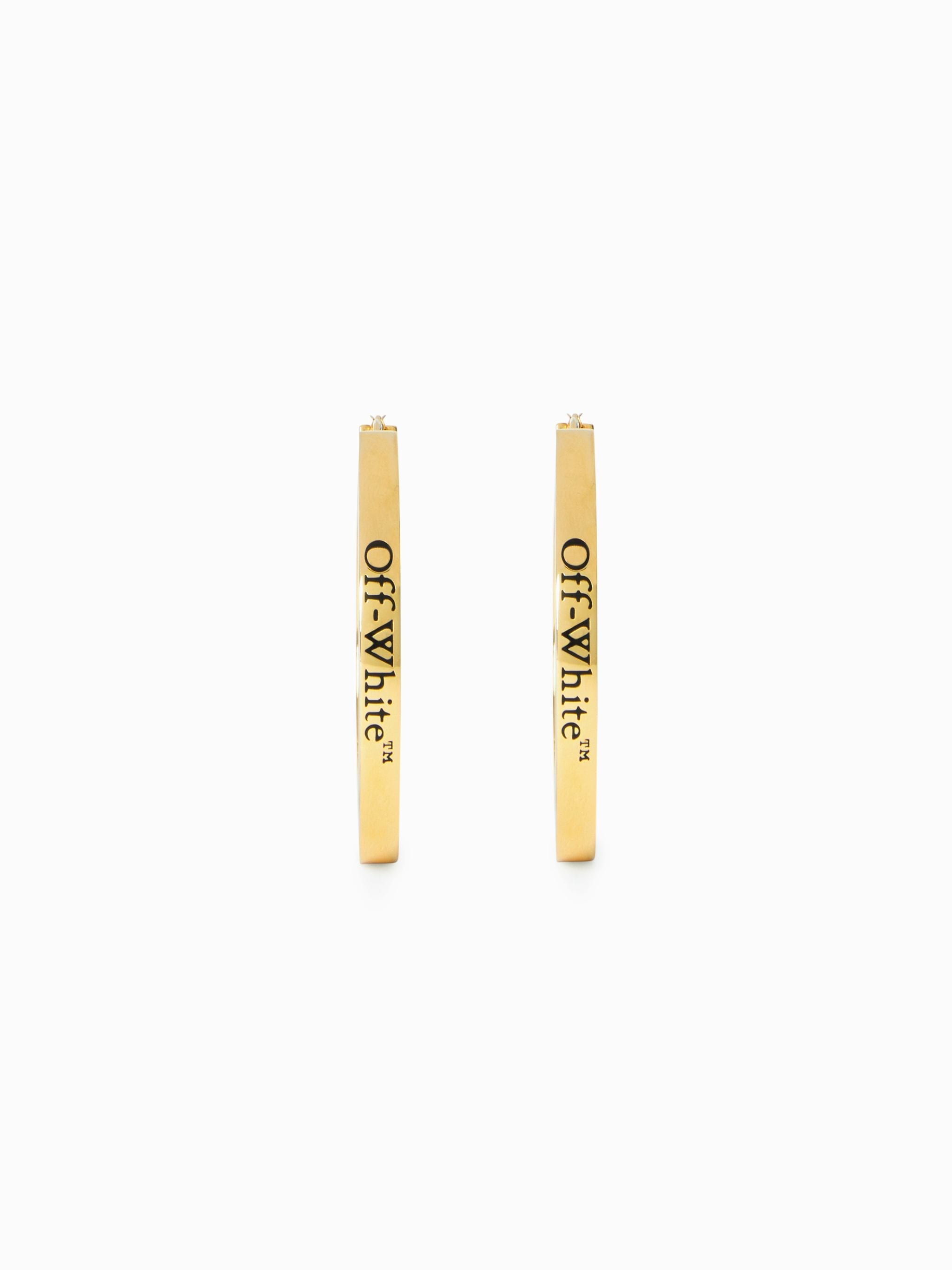Logo Hoop Earrings - 1