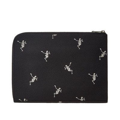 Alexander McQueen Alexander McQueen Dancing Skeleton Small Zip Pouch outlook